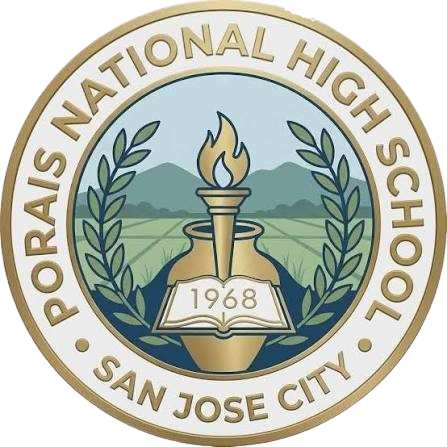 Porais National High School official seal